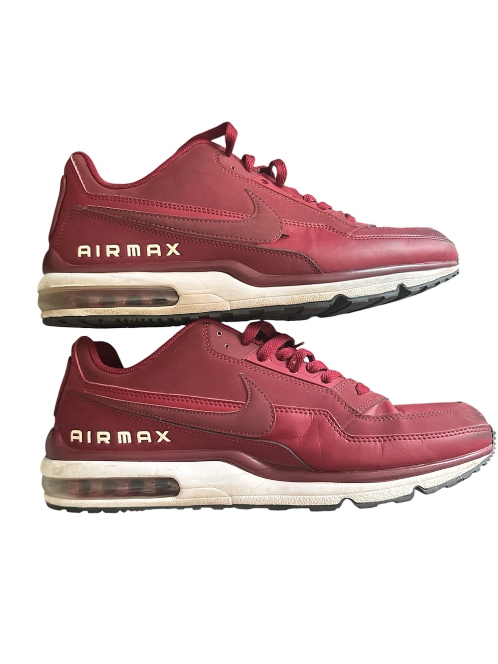 Nike Men’s Air Max Sneakers in Burgundy Red SZ 12